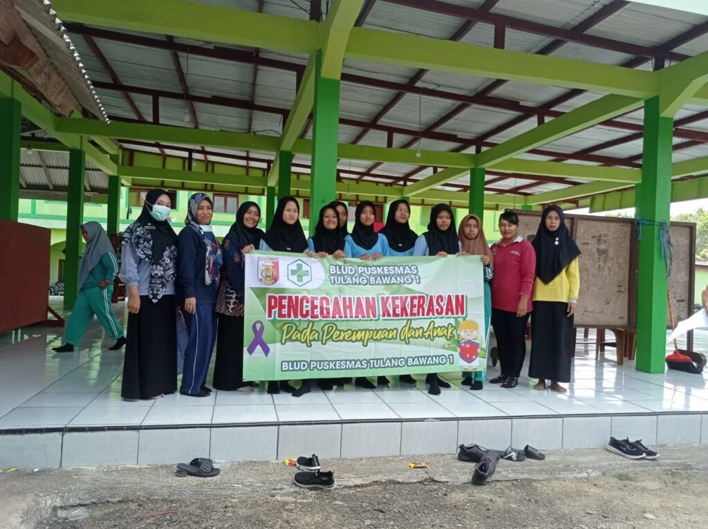 BLUD Puskesmas Tulang Bawang Gelar Program Pencegahan Kekerasan pada Perempuan dan Anak di SMP Miftahul Huda